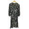 ザラ ZARA TOPSTITCHED PRINTED DRESS トップステッチ プリントワンピース レディース import:S