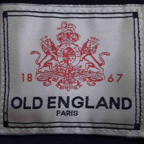 オールドイングランド OLD ENGLAND コットンナイロン トグル 裏地チェック フーディジャケット レディース
