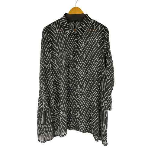 CORAL 総柄 シアーロングシャツ レディース JPN:XL