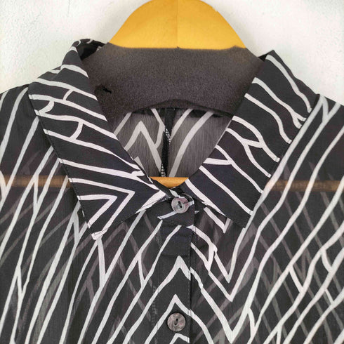 CORAL 総柄 シアーロングシャツ レディース JPN:XL