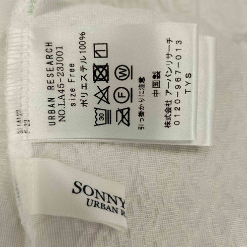 アーバンリサーチサニーレーベル URBAN RESEARCH Sonny Label ふくれジャガード半袖ブラウス レディース FREE