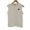 プレイコムデギャルソン PLAY COMME des GARCONS 04AW ハートワッペン ノースリーブ Tシャツ メンズ JPN:S