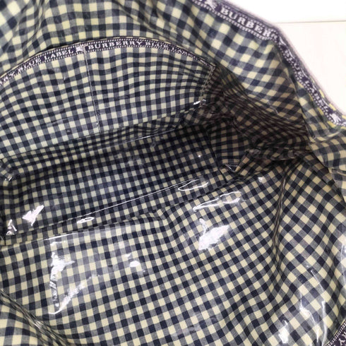 バーバリーブルーレーベル BURBERRY BLUE LABEL ロゴ キャンバストートバッグ レディース