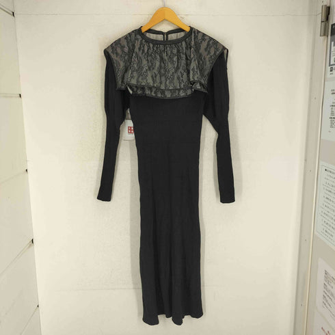 ジルバイジルスチュアート JILL by JILLSTUART ケープカラーニットワンピース レディース FR