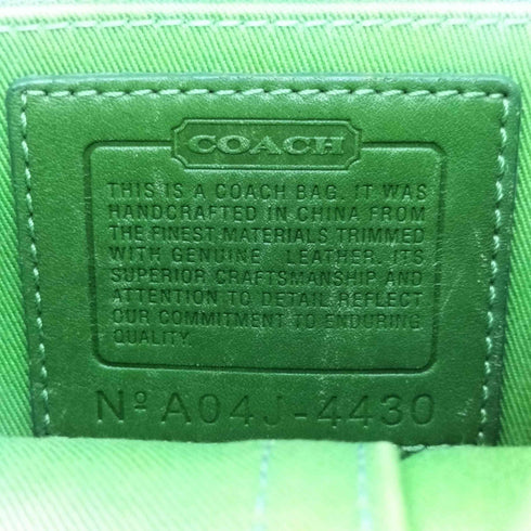 コーチ COACH キャンバス レザー ハンドバッグ レディース