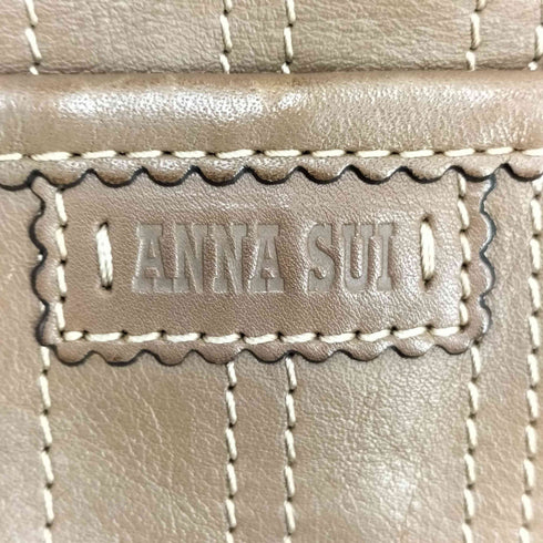 アナスイ ANNA SUI バタフライチャーム レザー ハンドバッグ レディース