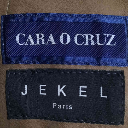 レリアン Leilian CARA O CRUZ JAKEL 羊革 シープレザー ムートンコート レディース 42