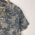 ポロバイラルフローレン Polo by RALPH LAUREN 90S コットン リネン 鯉 和柄 総柄 オープンカラー 開襟 S/S シャツ メンズ import:L