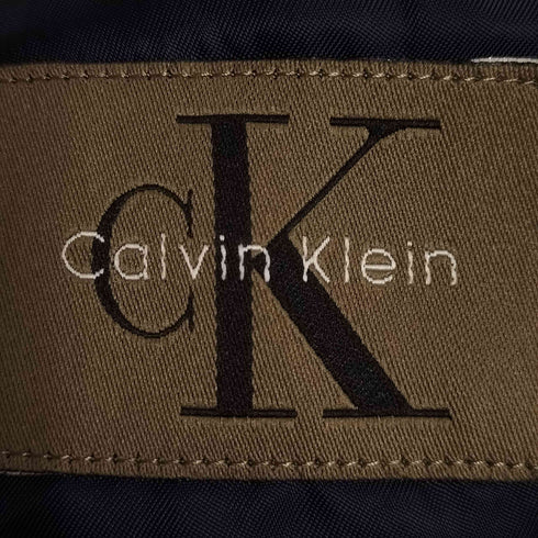 シーケーカルバンクライン ck Calvin Klein ウールポリ ストライプ 3Bテーラードジャケット ワンタック ストライプ センタープレススラックス セットアップ メンズ J:34 P:29