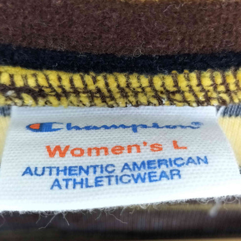チャンピオン Champion ボーダーショートスリーブTシャツ レディース JPN:L