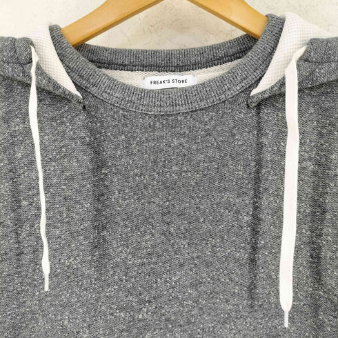 フリークスストア FREAKS STORE COMFORT HEATHER ヴィンテージライク 裏毛後付けフーディ メンズ L