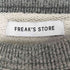 フリークスストア FREAKS STORE COMFORT HEATHER ヴィンテージライク 裏毛後付けフーディ メンズ L