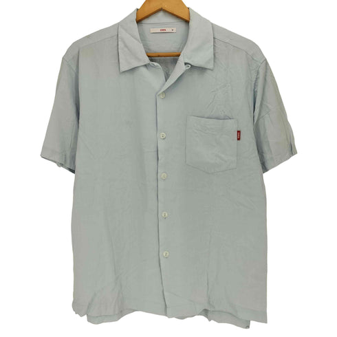 エドウィン EDWIN レーヨン100% オープンカラーシャツ メンズ import:M