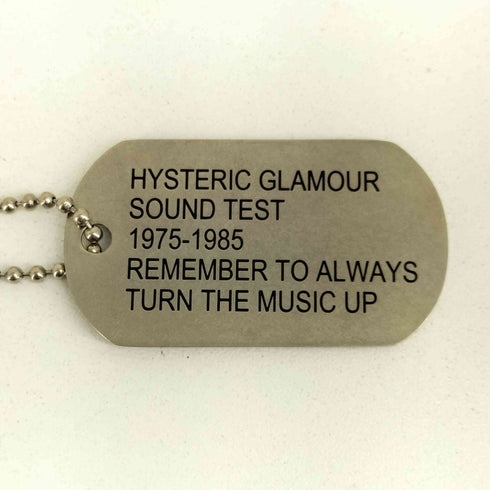 ヒステリックグラマー HYSTERIC GLAMOUR guitar girl ボールチェーンネックレス メンズ
