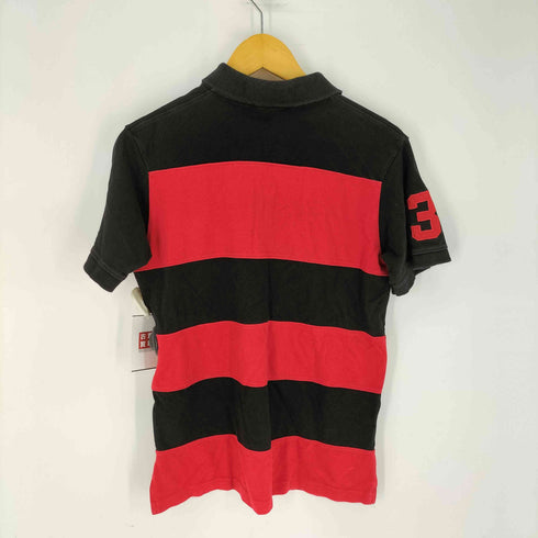 ポロラルフローレン POLO RALPH LAUREN ビッグポニー ボーダー ポロシャツ メンズ import:M