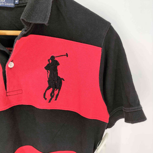 ポロラルフローレン POLO RALPH LAUREN ビッグポニー ボーダー ポロシャツ メンズ import:M