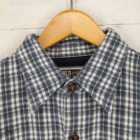 BOLD AND ONLY 両フラップ コットンチェックシャツ メンズ JPN:M