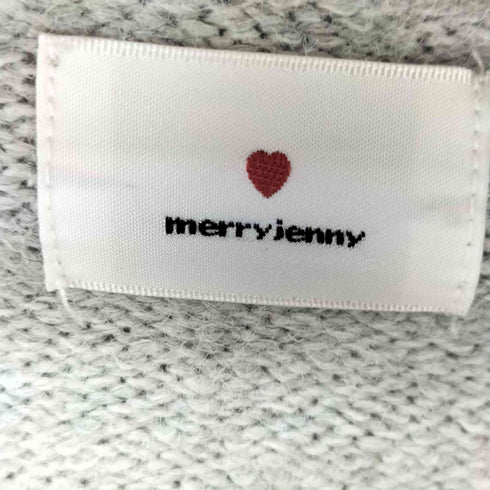 メリージェニー merry jenny 24AW シャーリングチュールニットカーディガン レディース FREE
