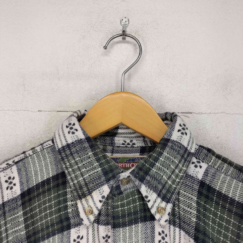 NORTH CREST チェックフランネルシャツ メンズ JPN:M