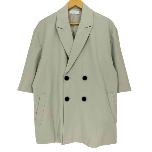 SERACE Loose silhouette short sleeve double tailored jacket ルーズシルエット半袖ダブルテーラードジャケット メンズ JPN:M