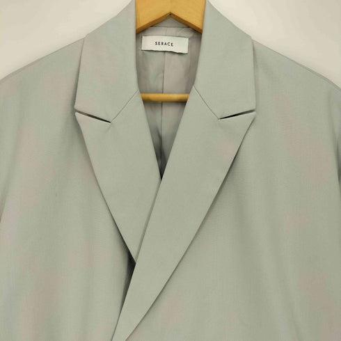 SERACE Loose silhouette short sleeve double tailored jacket ルーズシルエット半袖ダブルテーラードジャケット メンズ JPN:M
