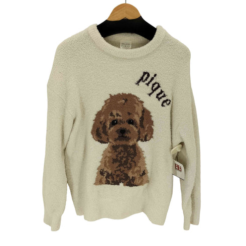 ジェラートピケ gelato pique パウダーDOG3柄JQDプルオーバー レディース ONE SIZE
