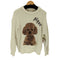 ジェラートピケ gelato pique パウダーDOG3柄JQDプルオーバー レディース ONE SIZE
