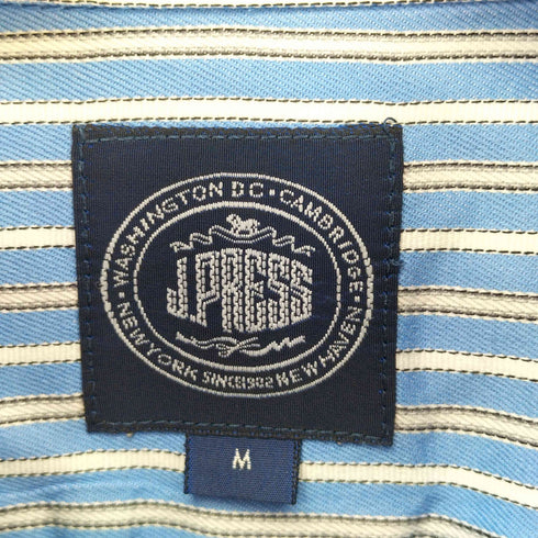 ジェイプレス J.PRESS ストライプ L/S シャツ メンズ M