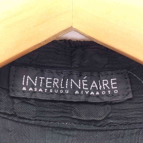 INTERLINEAIRE ティアードデザイン シアー ノースリーブワンピース レディース