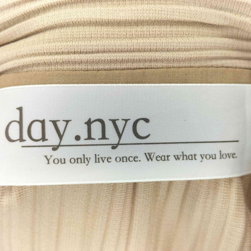 DAY.NYC プリーツシャツ レディース