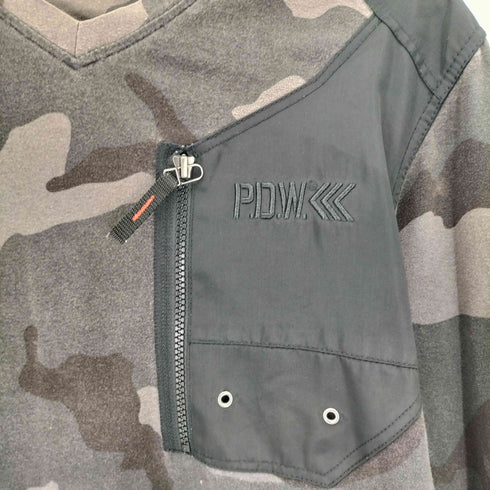 ポートランドデザインワークス P.D.W パッチデザイン Vネックカットソー メンズ M