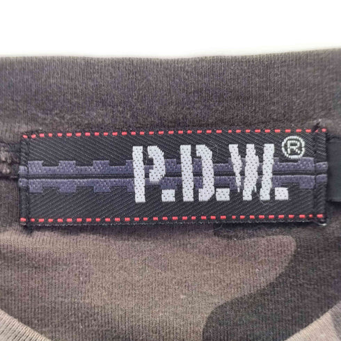 ポートランドデザインワークス P.D.W パッチデザイン Vネックカットソー メンズ M