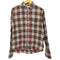 グッドイナフ GOODENOUGH 00s プリーツ チェック 長袖 シャツ メンズ JPN:M