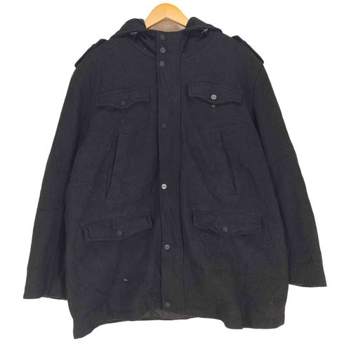 ゲス GUESS ウールフーデッドジャケット メンズ JPN:XXL
