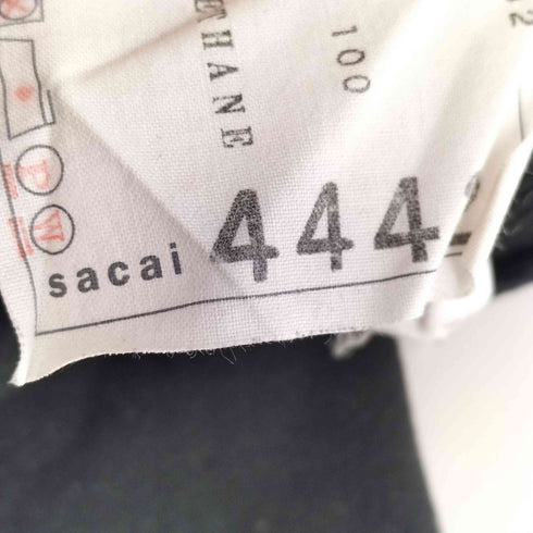 サカイ Sacai 切替 サイドベルト スウェットパンツ レディース JPN:2