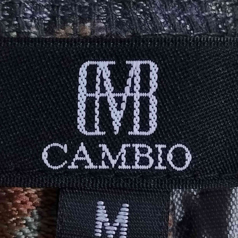 カンビオ CAMBIO 花柄 ゴブラン ドローコード テーパード パンツ メンズ JPN:M