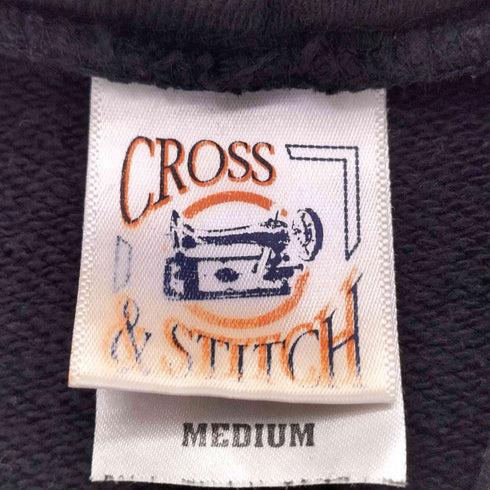 クロスアンドスティッチ CROSS&STITCH レギュラーウェイトスウェットP/O ポケットレスパーカ メンズ import:M
