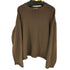 ザラ ZARA エンボス加工 メッシュ トリムニット メンズ import:L