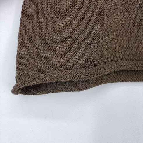 ザラ ZARA エンボス加工 メッシュ トリムニット メンズ import:L