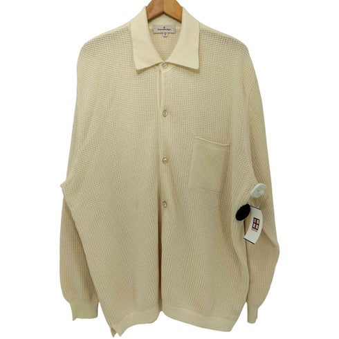 エルメネジルドゼニア Ermenegildo Zegna コットンシルク ニット ポロシャツ メンズ 52