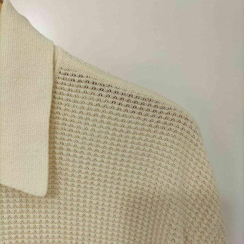 エルメネジルドゼニア Ermenegildo Zegna コットンシルク ニット ポロシャツ メンズ 52