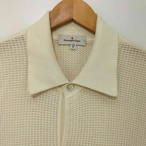 エルメネジルドゼニア Ermenegildo Zegna コットンシルク ニット ポロシャツ メンズ 52