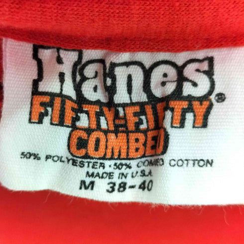 ヘインズ Hanes 80S ラメプリントTシャツ レディース M