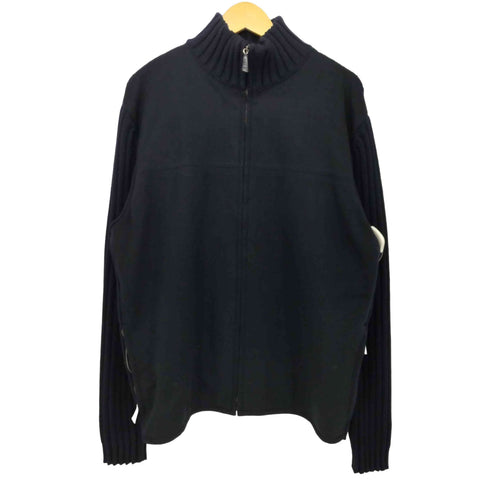 エルメネジルドゼニア Ermenegildo Zegna 切替 ウール ローゲージ ドライバーズ ニット メンズ import:L