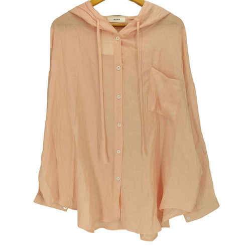 Hooded loose shirt レディース FREE