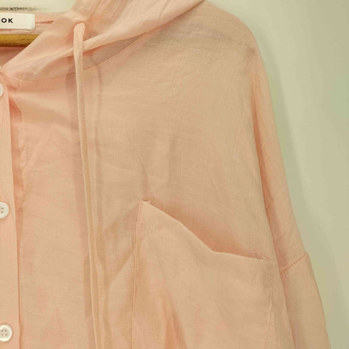 Hooded loose shirt レディース FREE