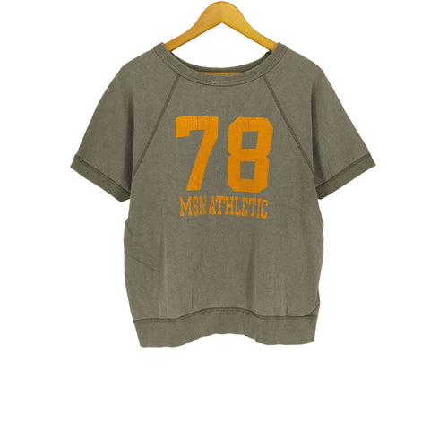 athletic wear MASON クルーネック 半袖スウェット sport レディース FREE