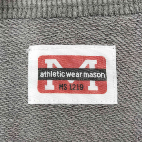 athletic wear MASON クルーネック 半袖スウェット sport レディース FREE