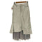 アウラアイラ AULA AILA REVERSIBLE TULLE COMBINATION SKIRT リバーシブルチュールコンビネーションスカート レディース 1