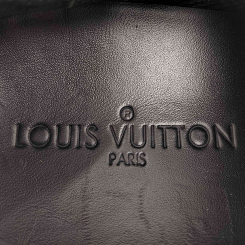 ルイヴィトン LOUIS VUITTON インディゴデニム ランアウェイ ライン スニーカー メンズ US:8.5